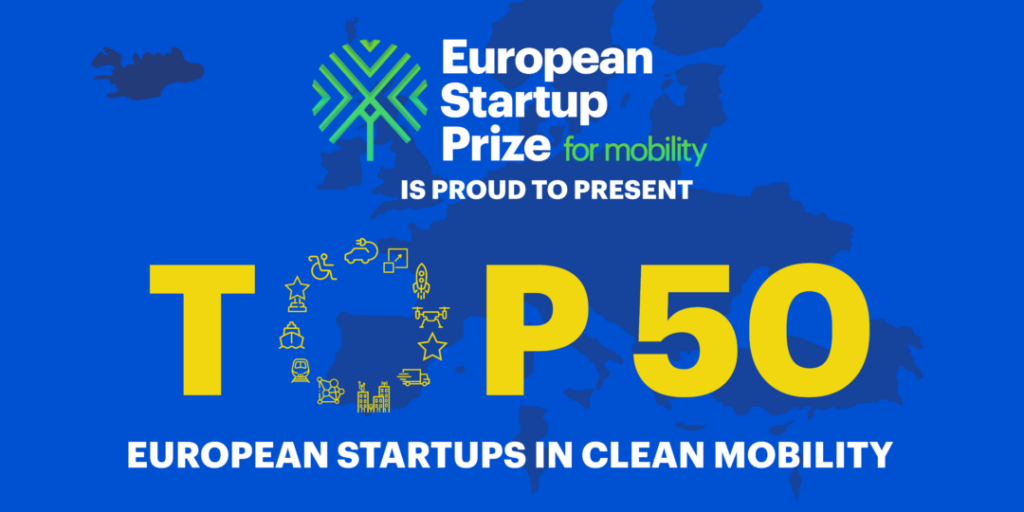 European Startup Prize for mobility: TOP 50 European Startups in Clean Mobility